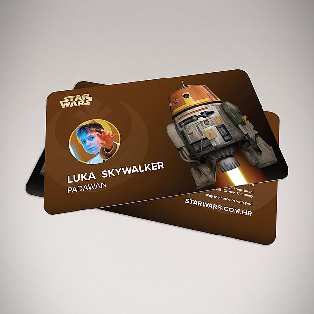 Dječja Star Wars iskaznica