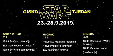 Pozivamo te na Star Wars tjedan u Osijeku