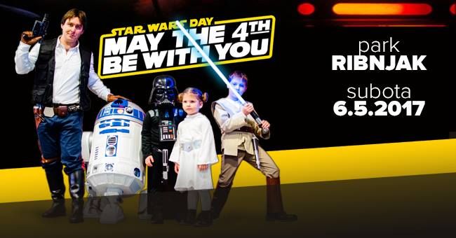 Pogledaj program za Star Wars dan na Ribnjaku