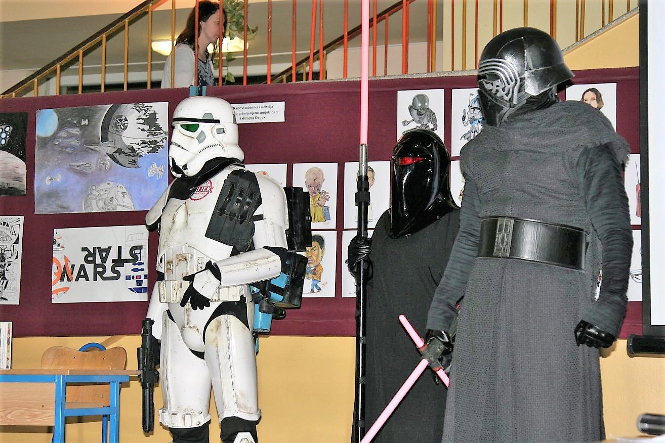 Udruga Star Wars Hrvatska na događaju Noć knjige u OŠ Darda